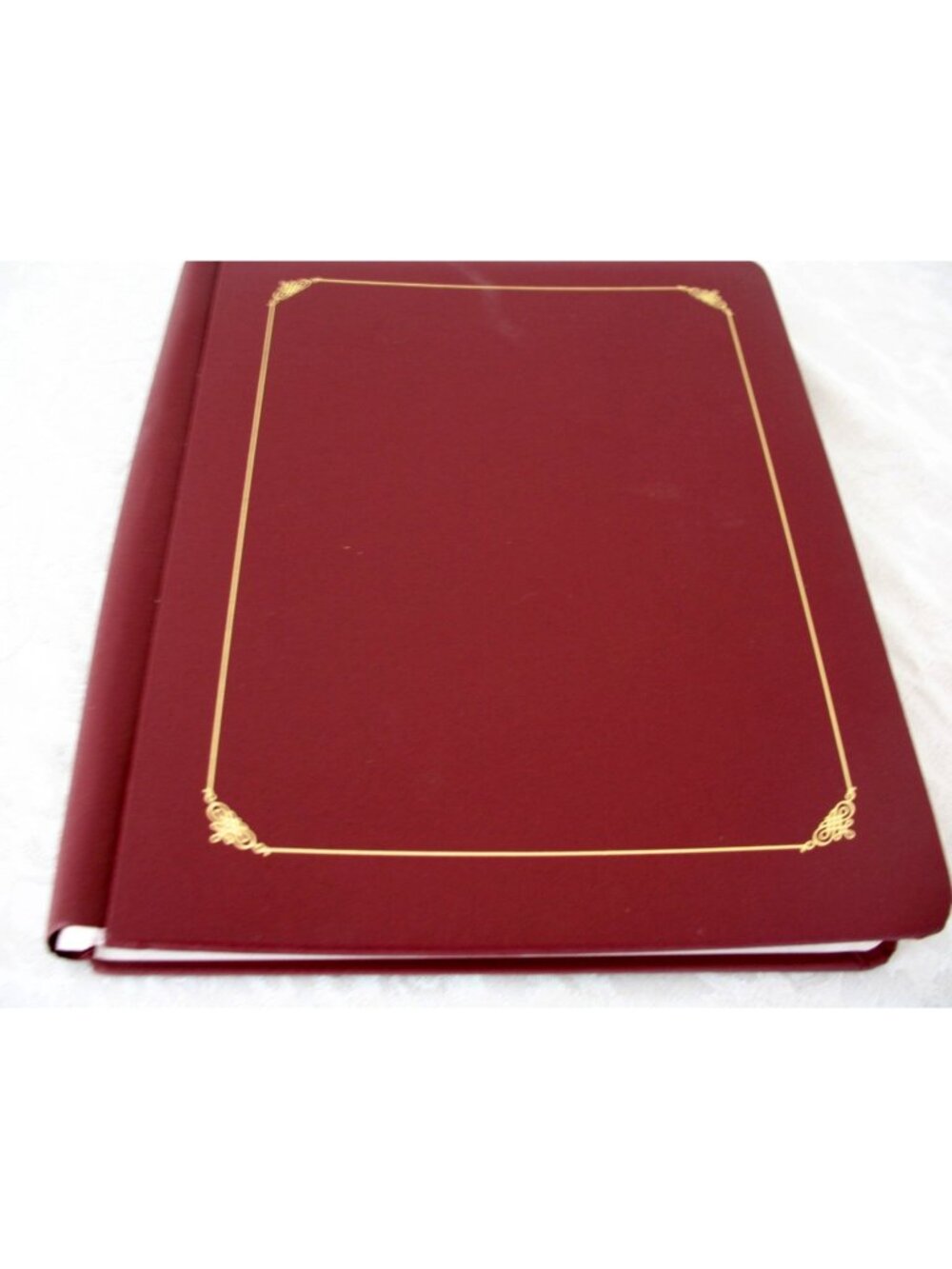 creative Memories Mahogany Scrapbook Album 8.5x 11, 15 Pages